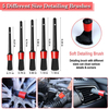 24 Pcs Car Detailing Brush Set Drill Soft Brushes Wash Kit with Cleaning Gel for Interior Exterior Wheels Dashboard