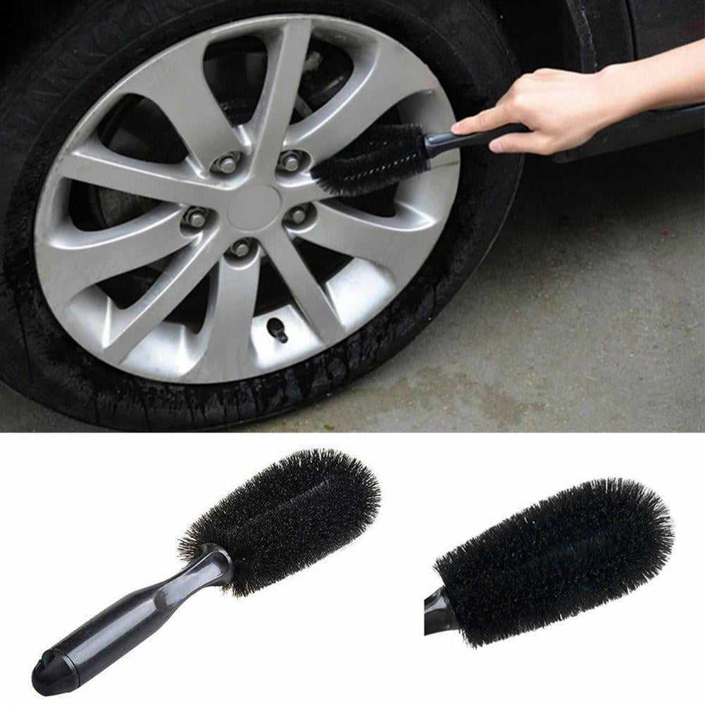 Universal Car Wheel Rims Tire Washing Handle Brush Auto Car Wheel Cleaning Brush for Cleaning Car Wheel
