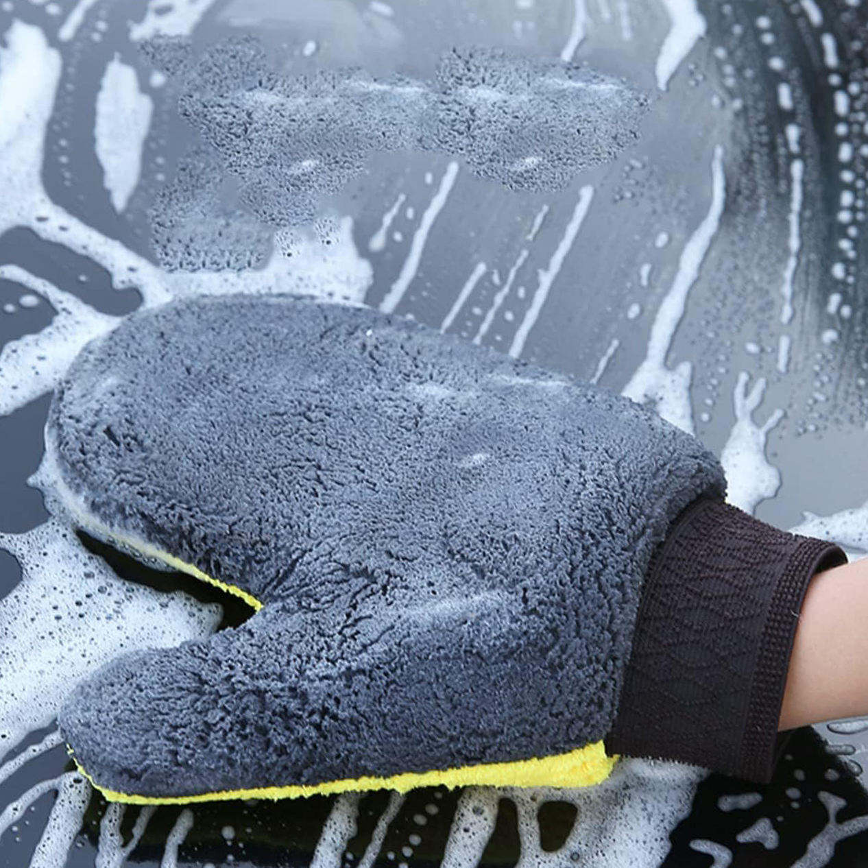 Super Microfiber Car Wash Gloves thumb Bear 's-paw Car China Supplier Car Wash