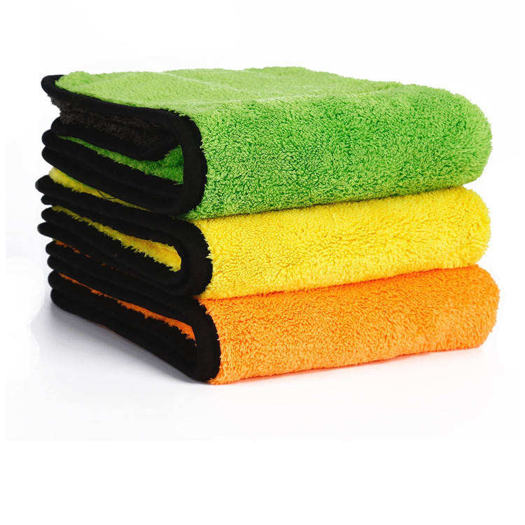Custom Double-Sided High Microfiber Car Towel 1000 Gsm 40cmx40cm Car Drying Towel