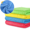 Custom Wholesale Absorbent Microfiber Cloth Kitchen Towel Car Cleaning Cloth Soft Hand Towel Multi-Color Microfiber Towel
