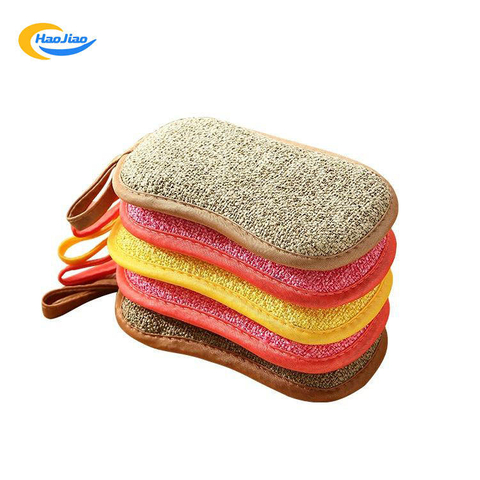 Microfiber Sponge Dishes Washing Sponge Kitchen Cleaning Sponge for Dish Clean Microfiber