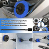 Detailing Car Brush Set 8 Pcs Portable Automatic Car Brush Set Drill Cleaning Brush
