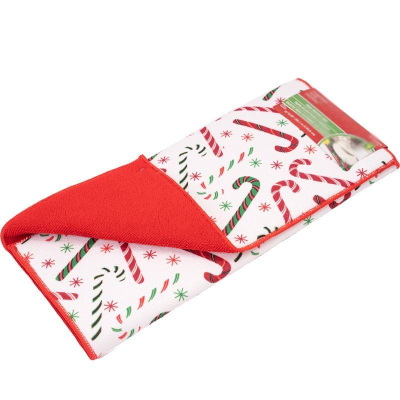 Kitchen Double-Sided Table Plate Design Dish Mats Thickened Microfiber Dish Drying Mat