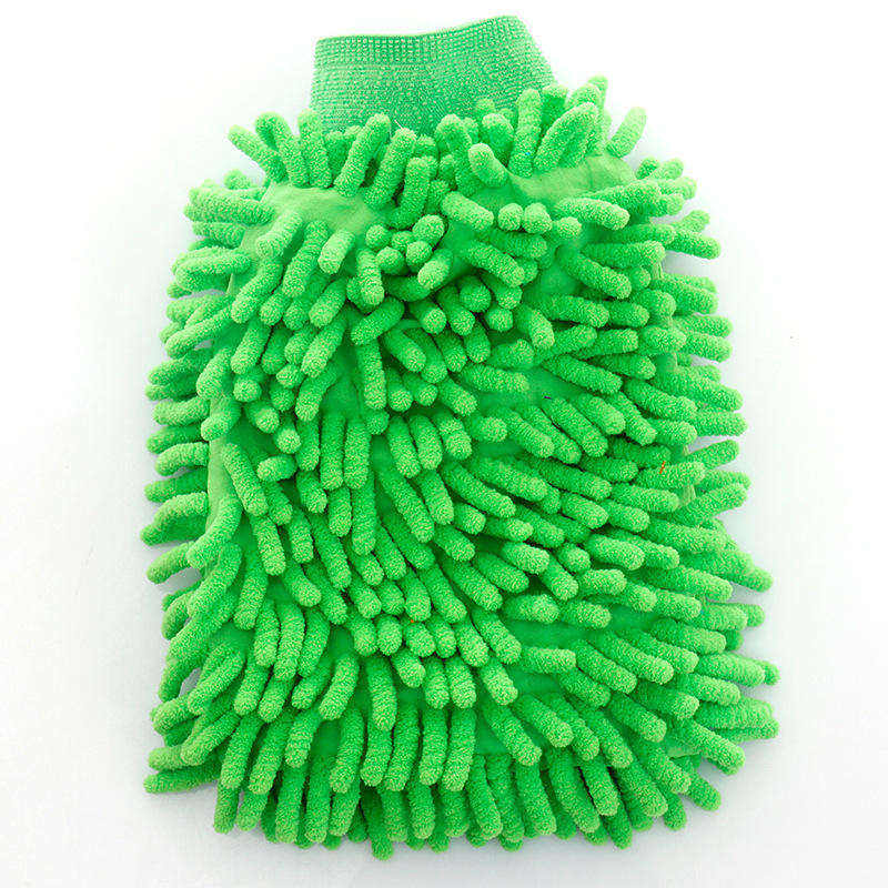 Wholesale Great Durability Car Wash Glove Wash Cleaning Mitt Microfiber Chenille Car Wash Mitt