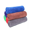 Custom Print Microfiber Cleaning Cloths Car Microfiber Duster Car Care Wiping Multi Color Small 30x30 Rags
