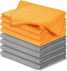 Custom Print Microfiber Cleaning Cloths Car Microfiber Duster Car Care Wiping Multi Color Small 30x30 Rags