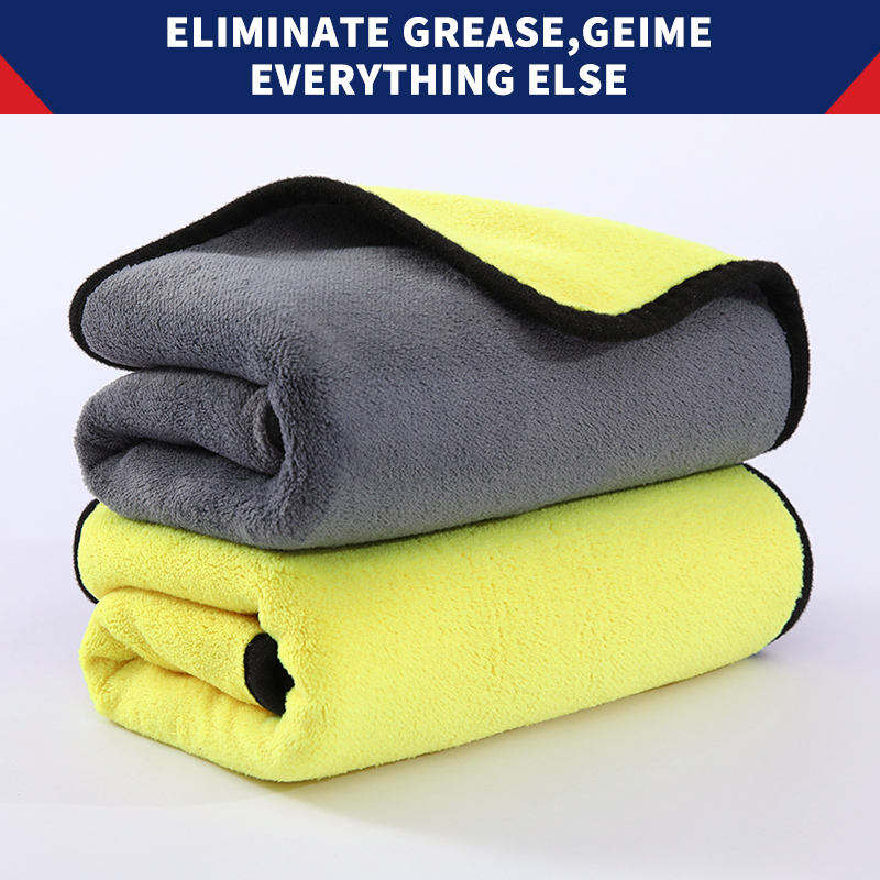 Reusable Quick Dry Car Wash Towel 600gsm Polishing Cleaning Car Cloth Ultra Absorbent Car Microfiber Towel