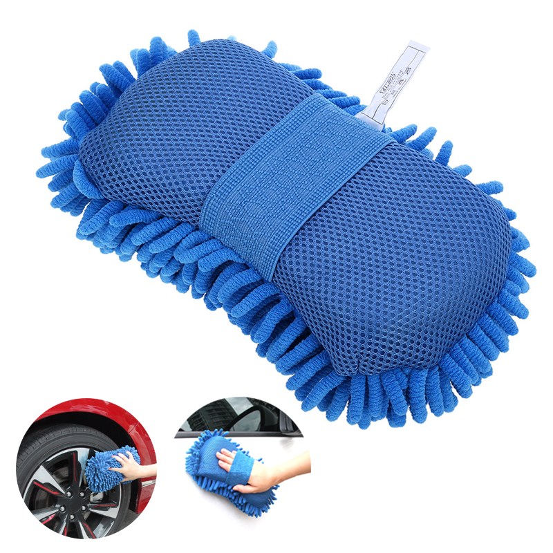 Auto Care Microfiber Soft Ultrafine Fiber Chenille Wash Sponge