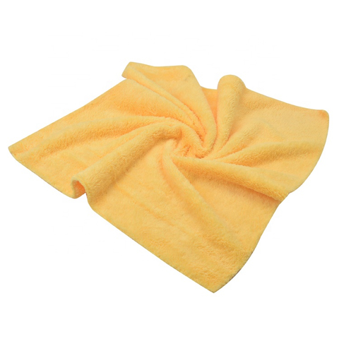Supermarket sell microfiber car wash towel edgeless plush microfiber coral fleece towel