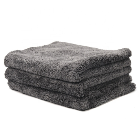 plush edgeless microfiber 400gsm 500gsm car cleaning wash towel