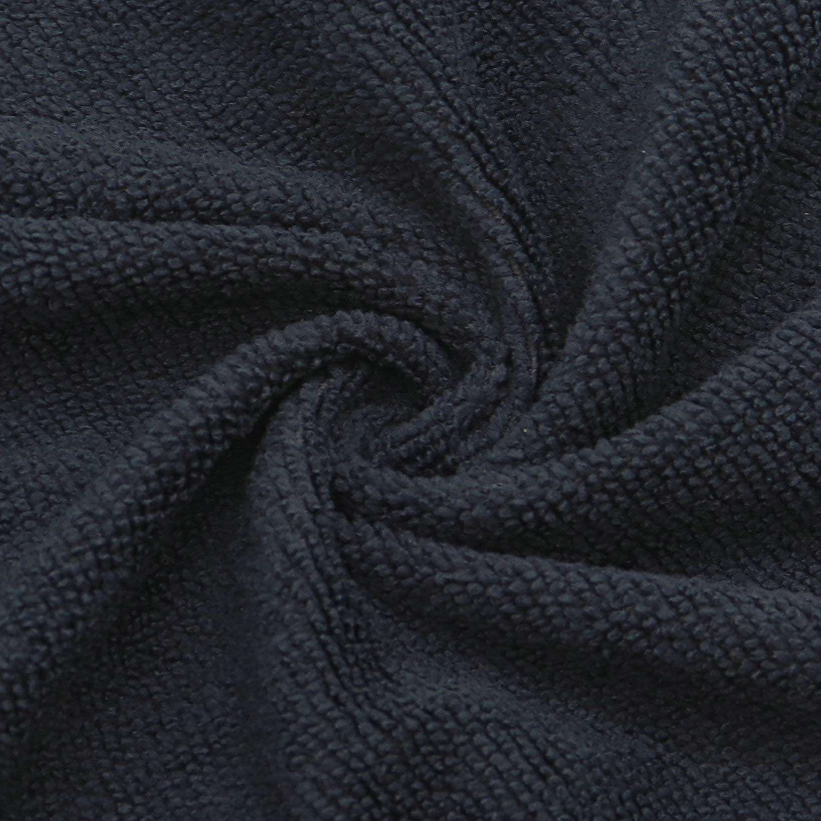 Black Microfiber Kitchen Cleaning Cloths Towels Milk Tea Shop Coffee Machine Special Rag Household Cleaning Towel