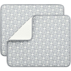40X46CM Rectangle Striated Patterned Cloth Placemats Absorbent Microfiber Dish Drying Mat For Kitchen Table
