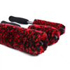 Efficient cleaning 3PK Bendable Synthetic wool wheel brush Auto Detailing Brush Set