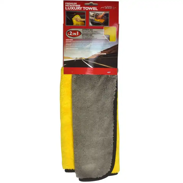 Automotive Detail Strong Absorbent Microfiber Coral Wool Non-shedding 600-1200gsm Automotive Polished Microfiber Towel