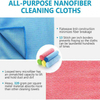 Microfiber Cleaning Cloth All-purpose Microfiber Towels Streak Free Cleaning Rags Customized Kitchen Supplies Kitchen Items