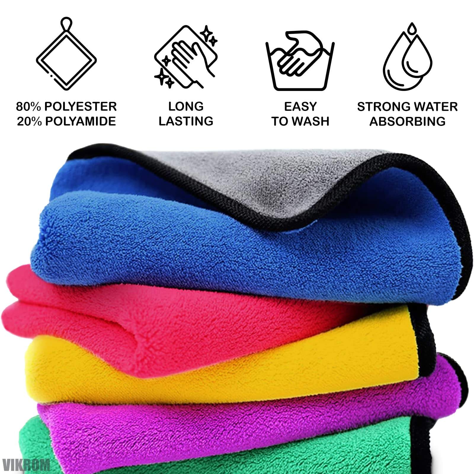 Custom Logo Microfiber 600gsm 800gsm Strong Absorbent Coral Fleece Car Wash Cleaning Drying Cloth Towel For Washing Car
