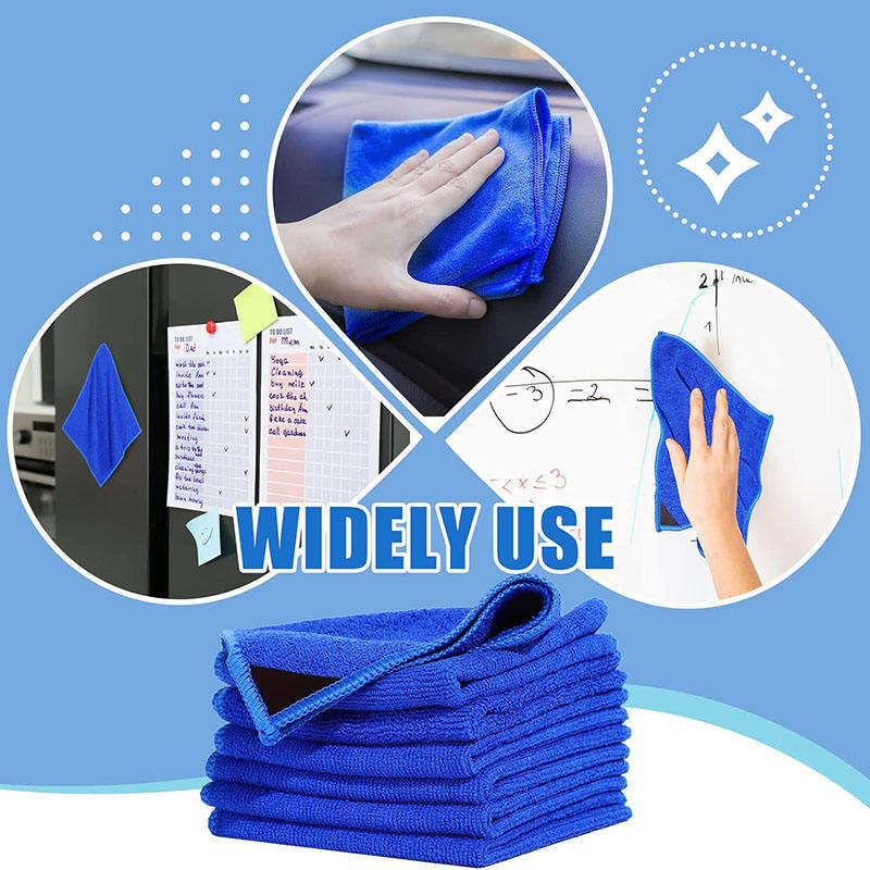 Magnet Microfiber Towel For Car Hair Bath Kitchen Magnetic Microfiber Cleaning Cloths Kitchen Towels