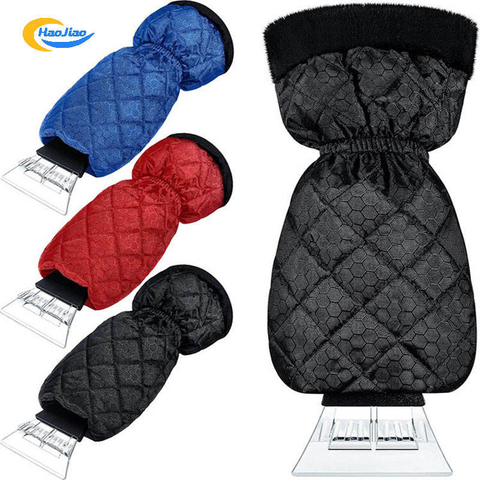 Waterproof Warm Non-slip Blade Winter Snow Removal Ice Tool Non Scratch Car Window Cleaning Scraper