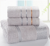 Premium 100% Cotton Bath Towel Set for Hotels Custom Soft Lint-Free Luxury Boxed Gift