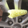 Car Wash Portable Microfiber Wheel Tire Rim Brush Cleaning Car with Plastic Handle Wash Detailing Tools