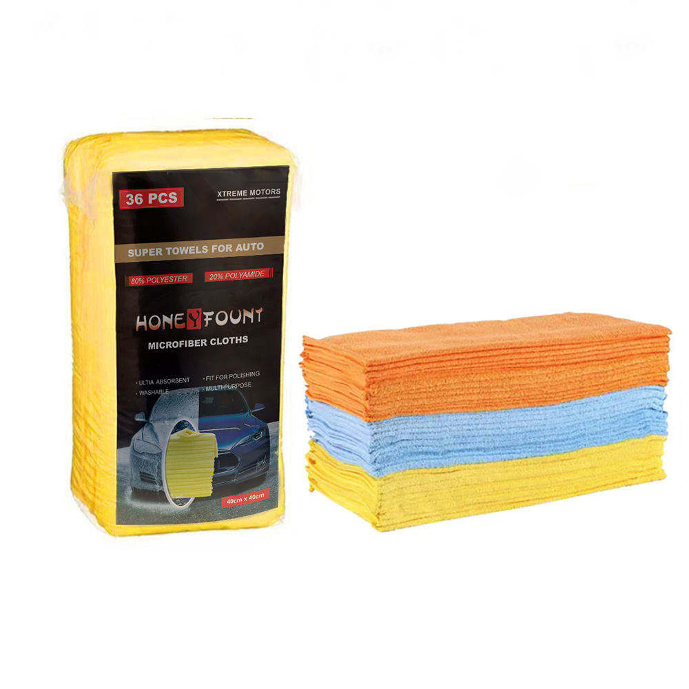 Custom Package Microfiber Towel Packs Car Drying Towels Wholesale Microfiber Cleaning Cloth Car Wash Towel