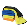 Dual Pile Edgeless Auto Detailing Microfiber Towel Microfibre Cloths Towel Pink Blue Yellow Green Red Cleaning Microfiber Cloth