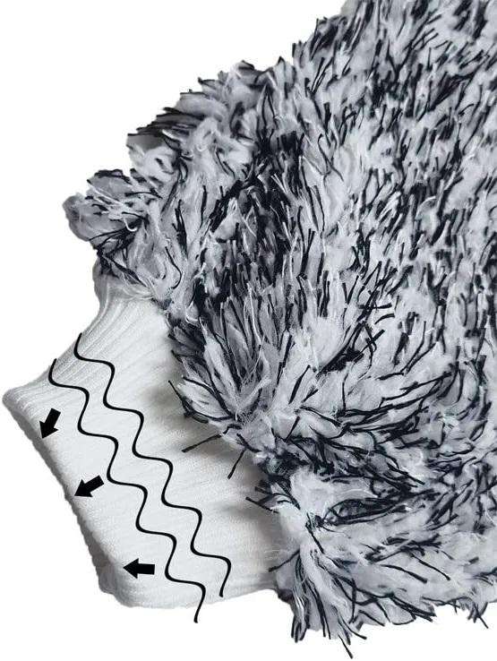 Small Monster Microfiber Car Wash Glove 2 Pack Mixed Color Premium Microfiber Car Wash Mitt Car Cleaning Glove