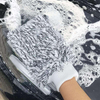 Small Monster Microfiber Car Wash Glove 2 Pack Mixed Color Premium Microfiber Car Wash Mitt Car Cleaning Glove