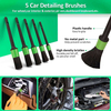 21pcs Interior Detailing Car Wash Cleaning Tool Kit With Towels Drill Brushes
