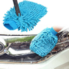 House Cleaning Microfiber Car Detailing Washing Gloves Wash Drying Mitts for Car Cleaning Blue