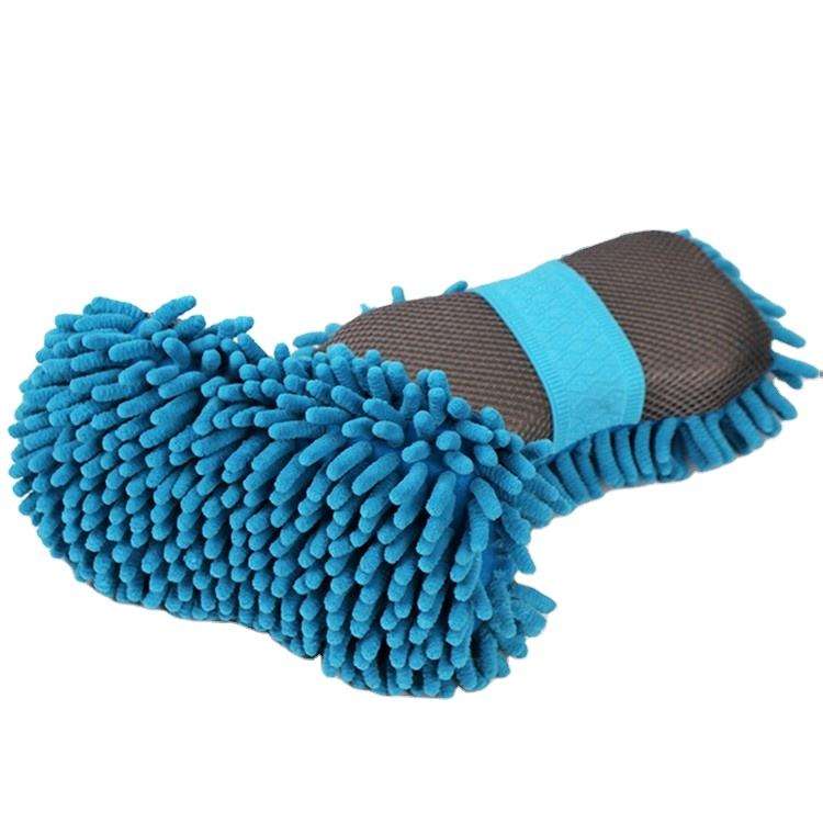 Manufacturers Super Absorbent Chenille Wiping Sponge Plain Sponges to Wash Cars Super Soft Hand Feeling Tire Black Sponge