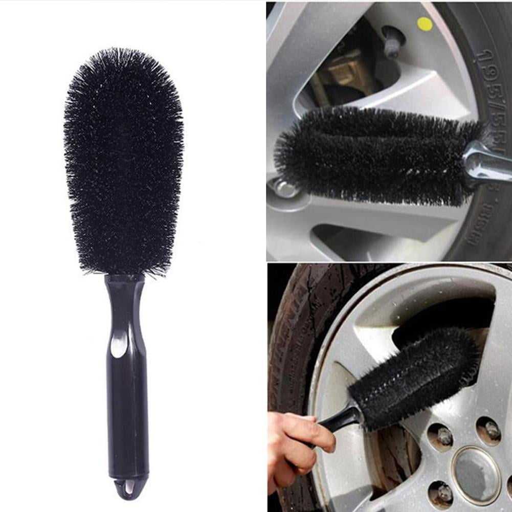 Universal Car Wheel Rims Tire Washing Handle Brush Auto Car Wheel Cleaning Brush for Cleaning Car Wheel