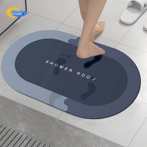 Resistant Anti Non Slip Quick Drying Soft Comfy Super Water Absorbent Floor Shower Mats Bath Bathroom Rug Mat