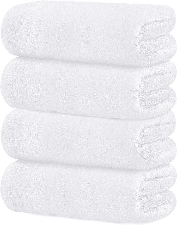 Towels High Quality Luxury 5 Star Quality Hotel Guest Room Custom White 100% Cotton Pool Hand Face Bath Hotel Towel Set