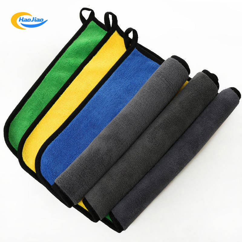50x80cm 1200 Gsm Dual Twist Loop Twisted Pile Ultra Thick Edgeless Microfiber Car Drying Towel For Auto Detailing Car Care Wash