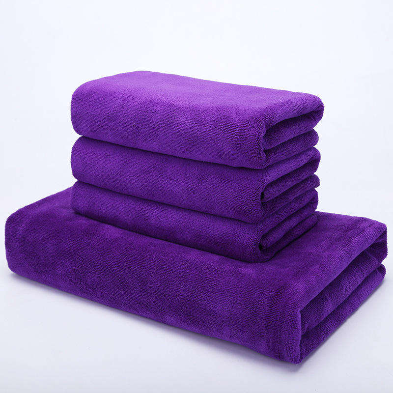 Quick Dry Microfiber Weft Knitting Towel Sport Suede Towel Custom Logo Microfiber Sport Towel
