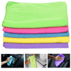 16x16inch 200gsm 300gsm Reusable Cleaning Rags Quick Dry Car Wash Towel Absorbent Microfiber Kitchen Towel