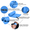Sport With Towels Custom Print Microfiber Hoodie Cooling Sport Pocket Gym Waffle Microfiber Luxury Hotel for Sports Towel