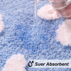 Promotional High Quality Fashionable Design Non-Slip Super Absorbent Washable Decoration Bath Mats