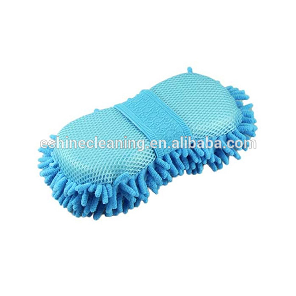 manufacturer best price 8 shape chenille car wash cleaning sponge