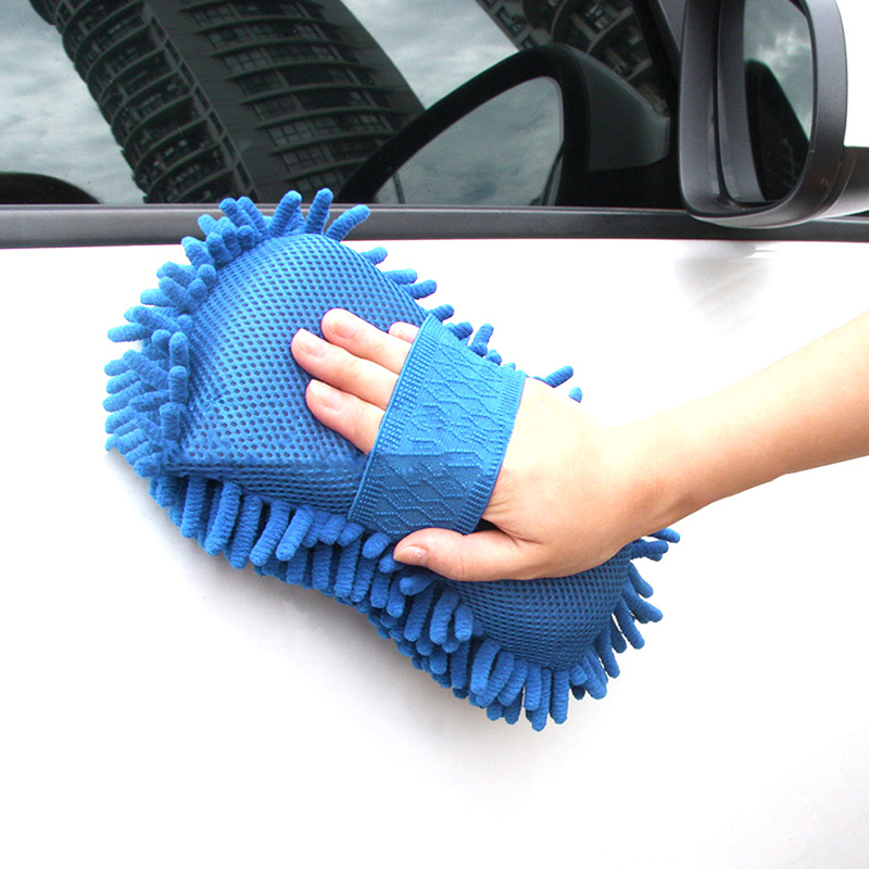 Auto Care Microfiber Soft Ultrafine Fiber Chenille Wash Sponge