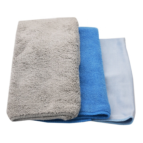 Auto Care microfiber cleaning cloth set polishing microfiber drying towel