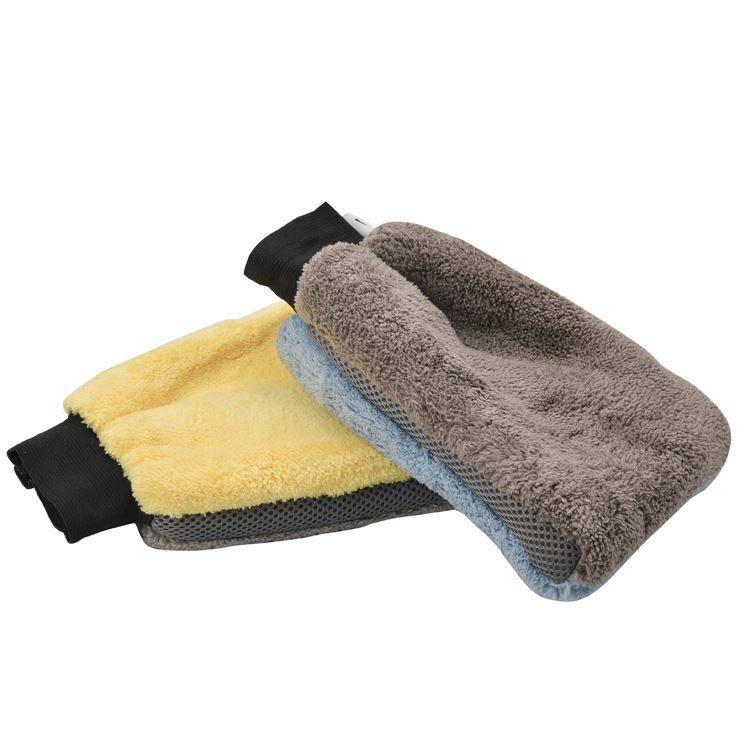 High Quality Auto Cleaning Wholesale Soft Microfiber Plush Wash Mitt