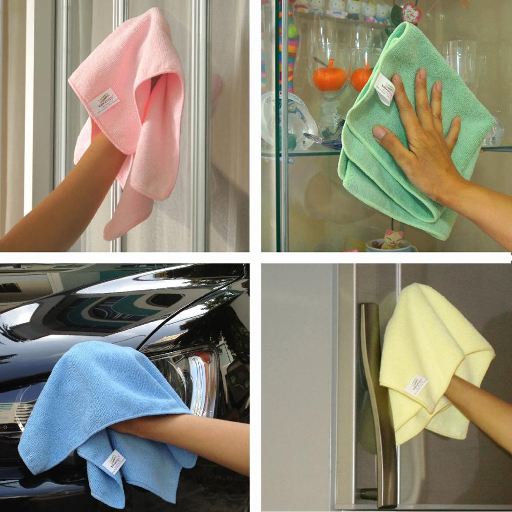 Factory Directly Streak-Free Microfiber Cleaning Cloth