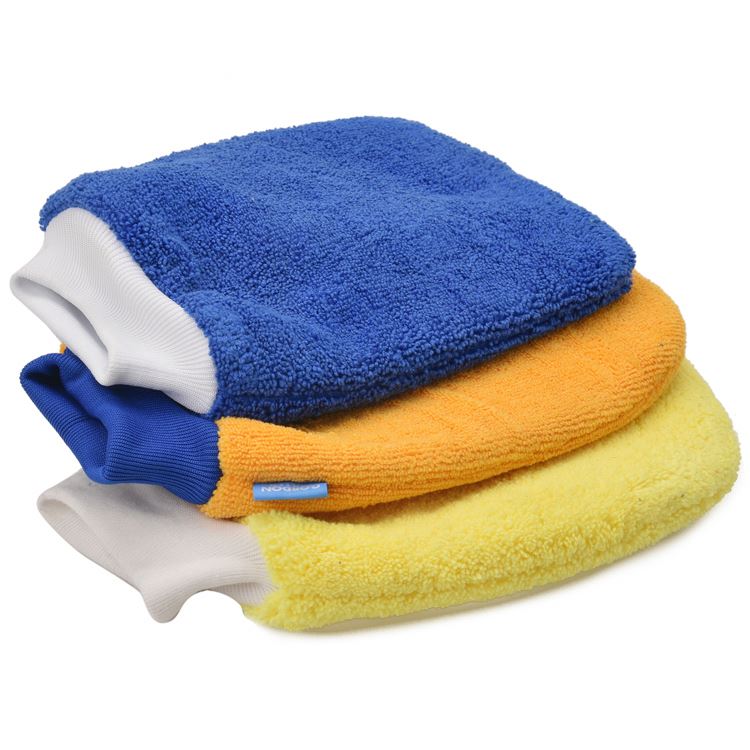 Acceptable price cloth New Towel Soft Clean glove 80/20 Blend Custom Wash Mitt microfiber car cleaning gloves
