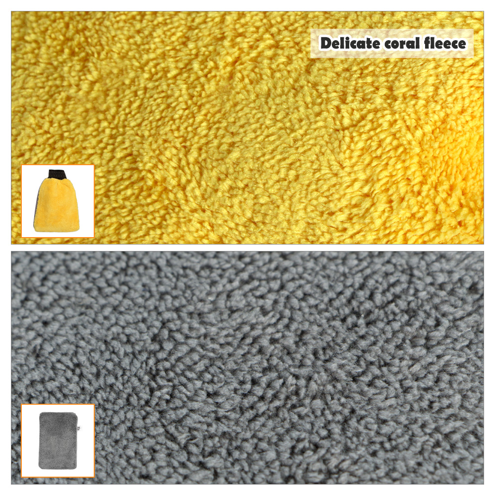 car microfiber mitt sponge applicator pad wash kit care cleaning set