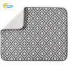 40X46CM Rectangle Striated Patterned Cloth Placemats Absorbent Microfiber Dish Drying Mat For Kitchen Table