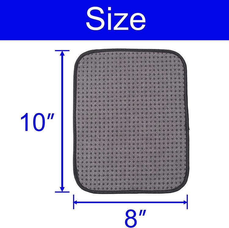 Custom Logo Microfiber Bowling Ball Cleaner Towel with EZ Grip Dots Non-Slip Bowling Ball Shammy Pad