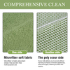 Tricol microfiber mesh cleaning cloth Car Bumpers Cleaning Cloths details washing quick dry Used Clothes